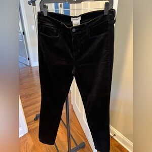L'AGENCE Black Velvet Skinny Women's Jeans Sz 30